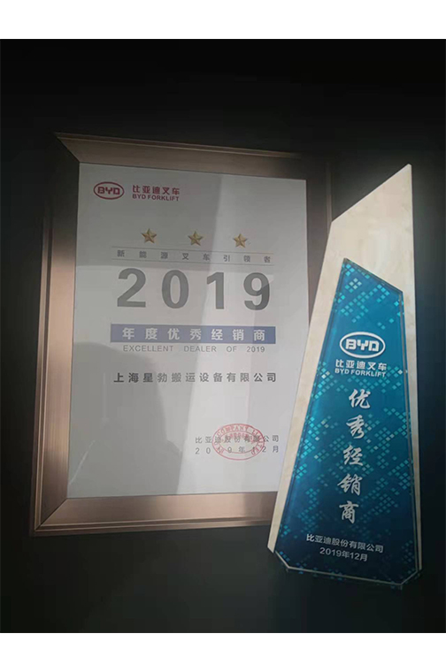 海安市比亚迪2019优秀经销商